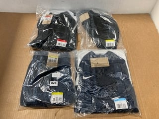 4 X ASSORTED WOMENS NIKE CLOTHING IN VARIOUS SIZES TO INCLUDE NIKE DRI-FIT ACADEMY PRO 24 ZIPPED KNIT PANTS IN NAVY - SIZE UK SMALL: LOCATION - C14