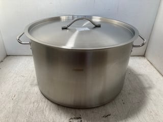 ADEXA LARGE STOCK POT IN STAINLESS STEEL - MODEL: P1350: LOCATION - C13