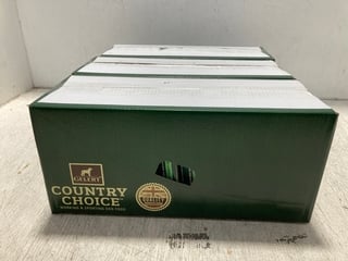 3 X BOXES OF COUNTRY CHOICE WORKING & SPORTING DOG FOOD IN BEEF & LAMB FLAVOURS - BBE: 10.10.2026: LOCATION - C10