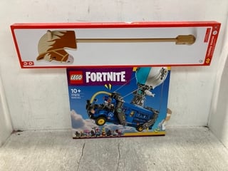 BIG JIGS TOYS HOBBY HORSE TO ALSO INCLUDE LEGO FORTNITE BATTLE BUS - MODEL 77073: LOCATION - C8