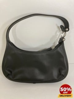 COACH EVE GLOVE TANNED LEATHER SHOULDER BAG IN BLACK - RRP £395: LOCATION - LUX