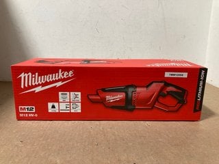 MILWAUKEE M12HV-0 12V CORDLESS SUB COMPACT STICK VACUUM: LOCATION - A1