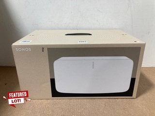 SONOS FIVE WIRELESS MULTI-ROOM SPEAKER IN WHITE - RRP:£549: LOCATION - A1