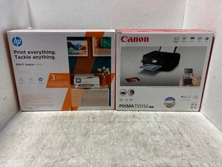 CANON PIXMA TS5150 WIRELESS PRINTER IN BLACK TO INCLUDE HP ENVY INSPIRE 7920E PRINTER IN WHITE: LOCATION - BR2