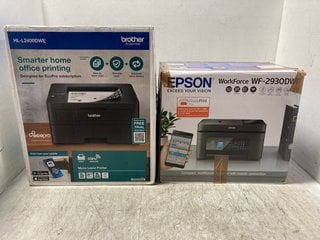 BROTHER MONO LASER PRINTER - MODEL: HL-L2400DWE TO INCLUDE EPSON WORKFORCE WF-2930DWF IN BLACK: LOCATION - BR2