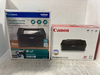 CANON PIXMA MG2550S PRINTER IN BLACK TO INCLUDE BROTHER HL-L2400DWE PRINTER IN BLACK: LOCATION - BR2