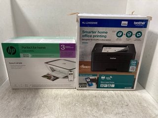 HP DESKJET 2820E WIRELESS PRINTER IN WHITE TO INCLUDE BROTHER HL-L2400DWE PRINTER: LOCATION - BR2