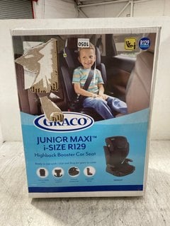 GRACO JUNIOR MAXI I-SIZE R129 HIGH BACK BOOSTER CAR SEAT: LOCATION - BR3