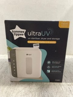 TOMMEE TIPPEE ULTRA UV STERILISER , DRYER AND STORAGE IN WHITE - RRP:£150: LOCATION - BR7