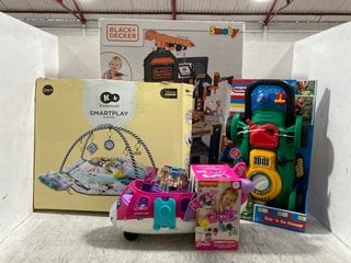 4 X ASSORTED BABY ITEMS TO INCLUDE FISHERPRICE BARBIE LITTLE DREAM PLANE BY LITTLE PEOPLE: LOCATION - BR7