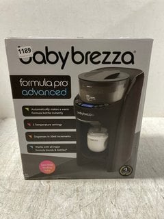 BABY BREZZA FORMULA PRO ADVANCED DISPENSER IN BLACK - MODEL: FRP0131 - RRP:£250: LOCATION - AR1