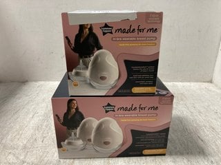 2 X TOMMEE TIPPEE IN-BRA WEARABLE BREAST PUMP - COMBINED RRP:£500: LOCATION - AR1