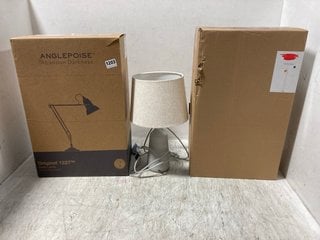 3 X ASSORTED LIGHTING ITEMS TO INCLUDE ANGLEPOISE ORIGINAL 1227 DESK LAMP: LOCATION - AR2