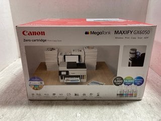 CANON MEGA TANK MAXIFY GX6050 WIRELESS PRINTER IN WHITE: LOCATION - AR4