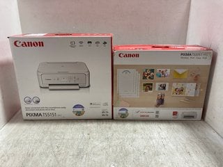 CANON PIXMA TS5151 PRINTER IN WHITE TO INCLUDE CANON PIXMA TS3351 PRINTER IN WHITE: LOCATION - AR5