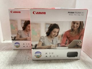 2 X CANON PIXMA TS5350I WIRELESS PRINTERS IN BLACK: LOCATION - AR5