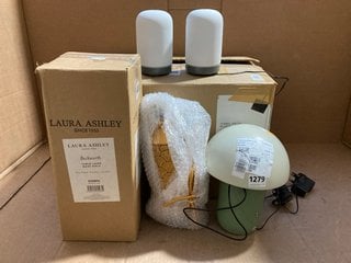 QTY OF ASSORTED LIGHTING ITEMS TO INCLUDE LAURA ASHLEY BECKWORTH BASE ONLY TABLE LAMP: LOCATION - AR8