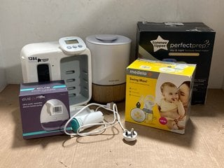 QTY OF ASSORTED BABY ITEMS TO INCLUDE ELVIE ULTRA-QUIET ELECTRIC BREAST PUMP: LOCATION - AR8