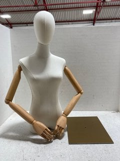 FEMALE DISPLAY MANNEQUIN BODY WITH DETACHABLE HEAD - RRP:£140: LOCATION - AR15