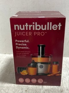 NUTRIBULLET 1000W JUICER PRO - RRP:£119: LOCATION - BR19