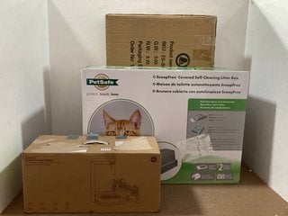 3 X ASSORTED PET ITEMS TO INCLUDE XIAOMI SMART PET FOOD FEEDER: LOCATION - BR22