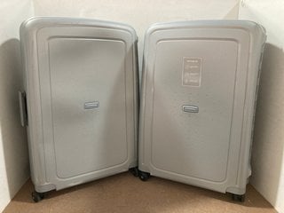 2 X SAMSONITE S'CURE SPINNER LARGE SUITCASE: LOCATION - BR22