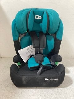 KINDERKRAFT THE COMFORT UP I-SIZE CAR SEAT IN GREEN/BLACK: LOCATION - BR23