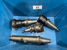 4  x CAT 50 Machine Tool Holders Including 300mm Extension