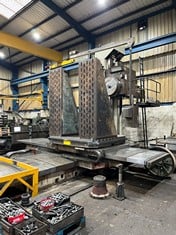 UNION BFT130NC Horizontal Borer Machine s/n 12385 c/w Fujitsu Base Unit and Associated Tooling