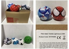 QTY OF ASSORTED CHILDRENS TOYS TO INCLUDE SPIDERMAN FOOTBALL