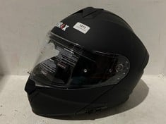 ZORAX ADULTS MOTORCYLCE HELMET IN MATTE BLACK SIZE L