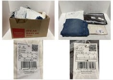 APPROX X 20 ASSORTED ADULTS CLOTHING TO INCLUDE MANGO WOMENS JEANS UK 4