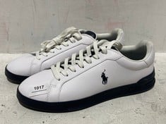 RALPH LAUREN MENS TRAINERS IN WHITE SIZE 8