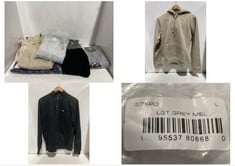 6 X ASSORTED ADULTS CLOTHES TO INCLUDE FRENCH CONNECTION HOODIE IN GREY SIZE L