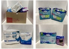 QTY OF ASSORTED ADULTS CONTINENCE PADS TO INCLUDE TENA PANTS SUPER SIZE M