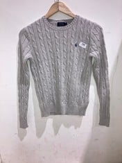 RALPH LAUREN ADULTS JUMPER IN GREY SIZE S