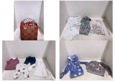 QTY OF ASSORTED CHILDRENS CLOTHING TO INCLUDE NEXT BABYGROW IN WHITE