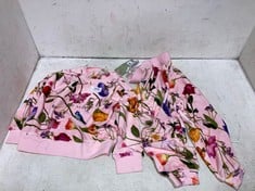 TED BAKER PJ SET PINK FLORAL SIZE 2-3YRS