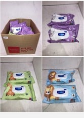 BOX OF ASSORTED BABY WIPES TO INCLUDE DEEPFRESH 72 PACK OF BABY WIPES