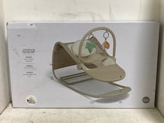 MAMAS & PAPAS TEMPO 3 IN 1 ROCKER BOUNCER IN BEIGE - AGE 0 - 6 MONTHS - RRP £99