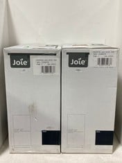 2 X JOIE I-JUVA I-SIZE LIGHTWEIGHT LUXURY INFANT CAR SEATS IN SHALE - TOTAL RRP £120