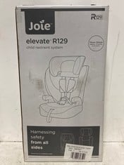 JOIE ELEVATE CHILD RESTRAINT SYSTEM IN THUNDER - APPROX 15 MONTHS - 12 YEARS - MODEL NO. R129 - RRP £80