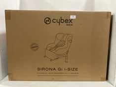 CYBEX GOLD SIRONA GI I-SIZE CAR SEAT IN MOON BLACK - RRP £239