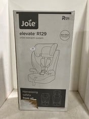 JOIE ELEVATE R129 CHILD RESTRAINT SYSTEM CAR SEAT IN COLOUR SHADE - MODEL NO. C2216AASHA00 - RRP £80