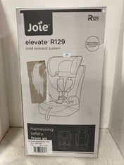 JOIE ELEVATE R129 CHILD RESTRAINT SYSTEM CAR SEAT IN COLOUR SHADE - MODEL NO. C2216AASHA00 - RRP £80