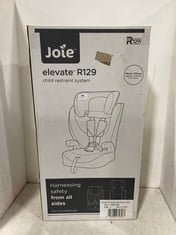 JOIE ELEVATE R129 CHILD RESTRAINT SYSTEM CAR SEAT IN COLOUR SHADE - MODEL NO. C2216AASHA00 - RRP £80