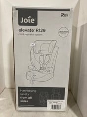 JOIE ELEVATE R129 CHILD RESTRAINT SYSTEM CAR SEAT IN COLOUR SHADE - MODEL NO. C2216AASHA00 - RRP £80