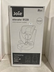 JOIE ELEVATE R129 CHILD RESTRAINT SYSTEM CAR SEAT IN COLOUR SHADE - MODEL NO. C2216AASHA00 - RRP £80