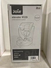 JOIE ELEVATE R129 CHILD RESTRAINT SYSTEM CAR SEAT IN COLOUR SHADE - MODEL NO. C2216AASHA00 - RRP £80