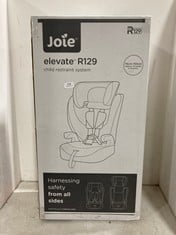 JOIE ELEVATE R129 CHILD RESTRAINT SYSTEM CAR SEAT IN COLOUR SHADE - MODEL NO. C2216AASHA00 - RRP £80